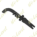 CABLE END THROTTLE BLACK PLASTIC TYPE WITH BEND & ADJUSTER