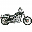 HARLEY DAVIDSON FXD, FXDWG EXHAUST ROAD RAGE 2-INTO-1 CHROME