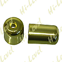 SUZUKI GS500E, SUZUKI GSX750F, SUZUKI RF900R, SUZUKI GSXR1100 BAR END COVER GOLD