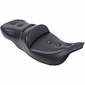 HARLEY DAVIDSON FLHT, FLT, FLTR 2-UP HEATED SEAT ROAD SOFA PT HEATED FRONT|REAR SADDLEGEL™ BLACK