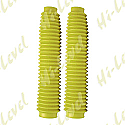 FORK GAITORS LARGE YELLOW 350mm LONG TOP 40mm BOTTOM 60mm (PAIR)
