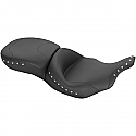 HARLEY DAVIDSON FLHT,FLTR SEAT ONE-PIECE SUPER TOURING 2-UP WITH BLACK STUDS