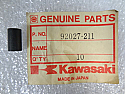  Kawasaki NOS NEW 92027-211 Meter Collar Z1 KZ KZ1000 KZ900 KZ750 KZ650 