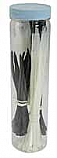 CABLE TIES 100pc MIX 180 & 120mm BLACK & WHITE