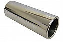 TAIL PIPE 2.5 inch In Rolled Polished Rolled Lip tailpipe. Length aprox 8 inches.   
