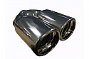 TAIL PIPE Twin 3.5" x 3" tail Twin 3.5" x 3" Tail. 180mm wide, 235mm long, 57mm inlet   