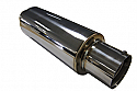 SILENCER JAP 3" Tunable Jap Box 76mm (3 inch) bore Tunable Jap Can with 3" Tail. 76mm Inlet. 110mm total width. 445mm length   