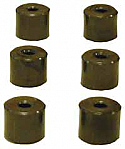 SCOOTER VARIATOR ROLLERS 17mm X 12.5mm 5.5g UNIVERSAL SET OF SIX