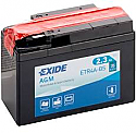 YTX4A-BS, ETR4A-BS MOTORCYCLE, SCOOTER BATTERY EXIDE