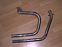 HONDA NT650 DEAUVILLE 98-06 FRONT DOWNPIPES PAIR IN S/STEEL
