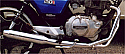 HONDA CB125T DREAM (1978-82) PREDATOR, WORKS 2-1 EXHAUST SYSTEM IN STAINLESS STEEL **TO ORDER SEE DISCRIPTION**