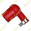 SPARK PLUG CAP RUBBER RED FITS SOLID TERMINAL PLUGS