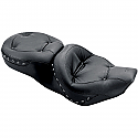 HARLEY DAVIDSON FLHR SEAT REGAL ONE-PIECE ULTRA TOURING 2-UP PILLOW TOP WITH BLACK STUBS
