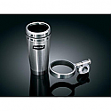 KURYAKYN UNIVERSAL DRINK HOLDER WITH STAINLESS CUP AND 1.25" CLAMP