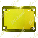 NUMBER PLATE SURROUND 6 DIGIT GOLD