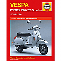 VESPA P/PX125, 150, 200 1978-2009 WORKSHOP MANUAL 