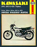 KAWASAKI KH250, KAWASAKI KH400, KAWASAKI S1, KAWASAKI S2, KAWASAKI S3 1971-1979 WORKSHOP MANUAL