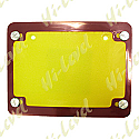 NUMBER PLATE SURROUND 6 DIGIT RED