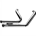 HARLEY DAVIDSON FXST, FLST COMPLETE EXHAUST SYSTEM LEGACY CLASSIC 2-INTO-2 STAINLESS STEEL CHROME