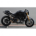DUCATI MONSTER 800 S2R, MONSTER 800 S2R DARK, MONSTER 1000 S2R, MONSTER 1000 S4R 2003-2008 ROUND MUFFLERS CARBON HIGH-UP