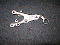 YAMAHA R6 YZF600R6 2CO 06-07 R/H FRONT FOOTREST HANGER secondhand